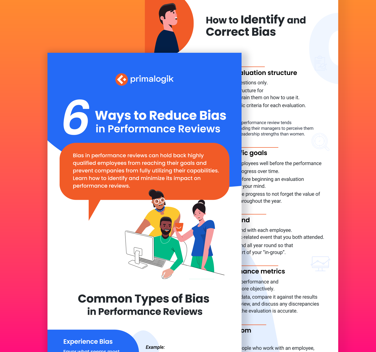 A document called 6 Ways to Reduce Bias